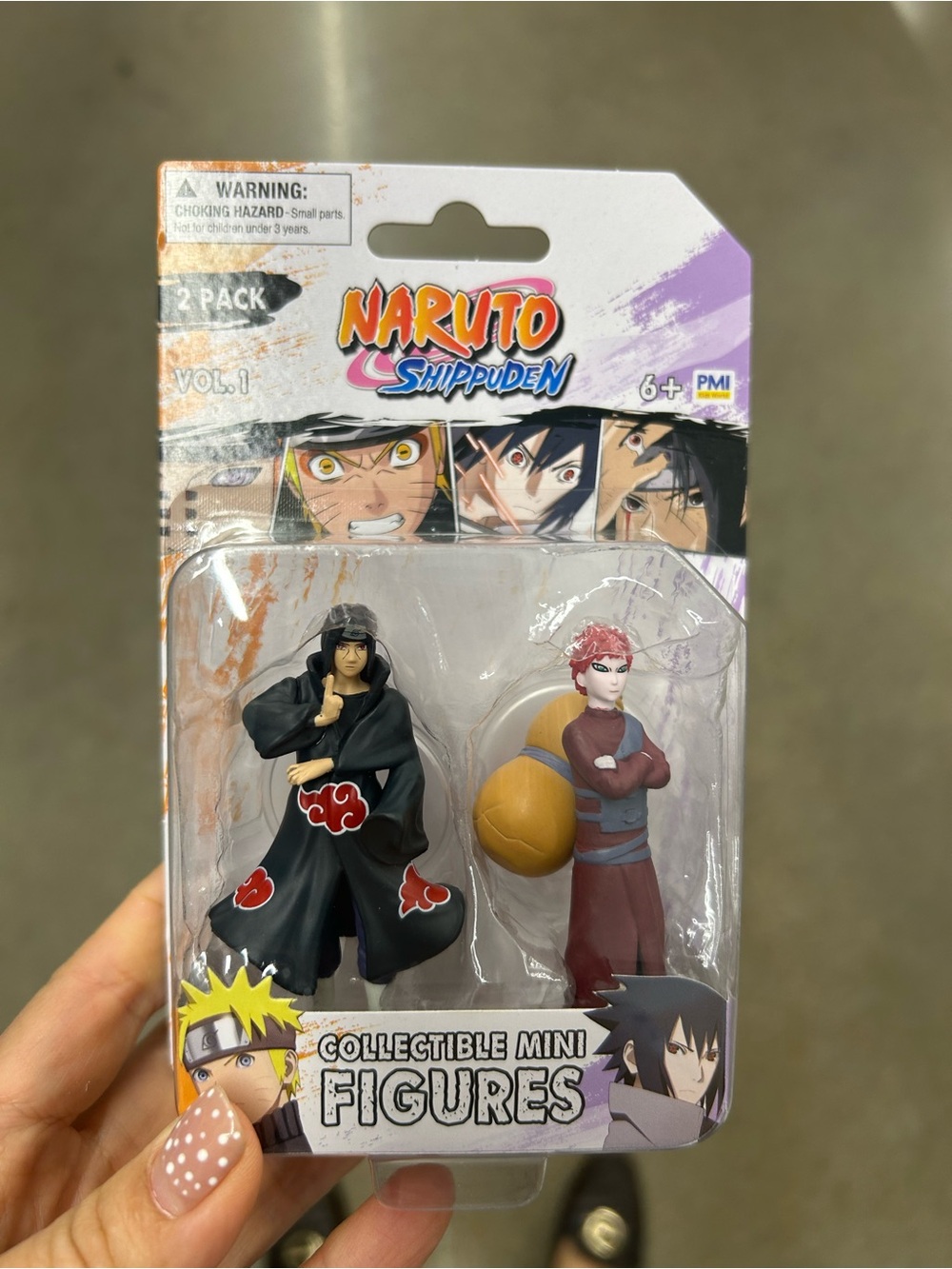 NWT Naruto Shippuden Collectible Mini Figures (2-Pack)